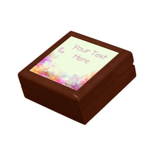 Pastel Lilies Wedding Keepsake Box