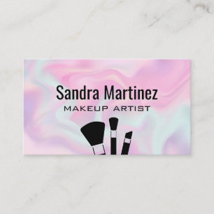 Pastel Liquid Background Business Card
