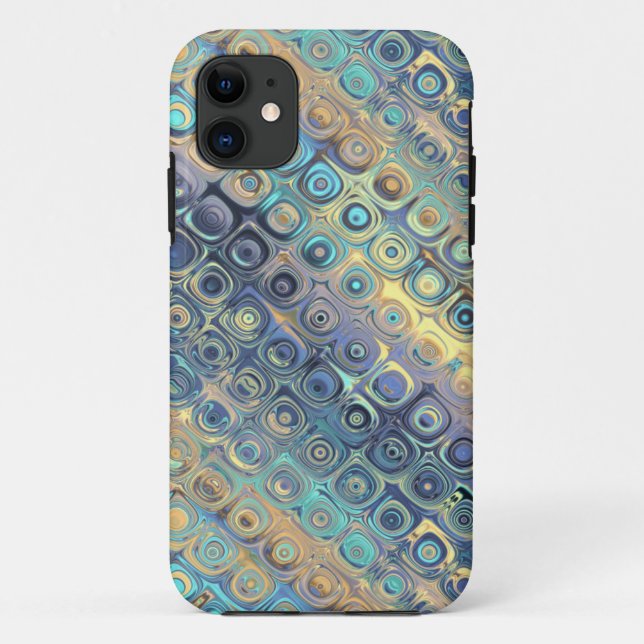 Pastel Liquid Dots Abstract Pattern Case-Mate iPho iPhone Case (Back)