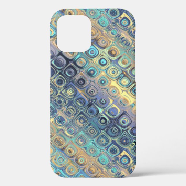 Pastel Liquid Dots Abstract Pattern Case-Mate iPhone Case (Back)