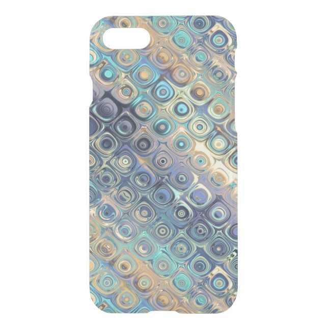 Pastel Liquid Dots Abstract Pattern Uncommon iPhone Case (Back)