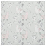 Pastel Llama Pattern Fabric