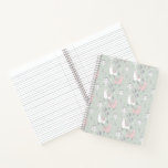 Pastel Llama Pattern Notebook