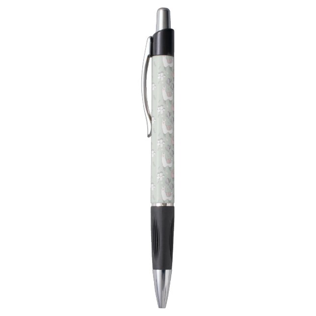 Pastel Llama Pattern Pen (Top (Vertical))