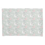 Pastel Llama Pattern Pillow Case