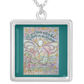 Pastel Lo que Cáncer no Puede Hacer Angel Necklace