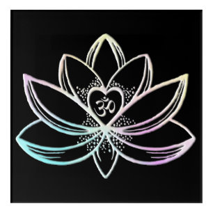 Pastel Lotus Acrylic Print