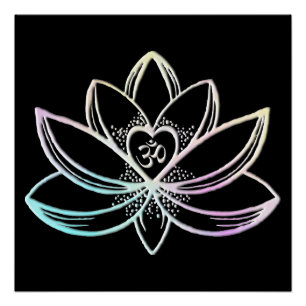 Pastel Lotus  Poster