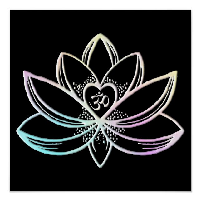 Pastel Lotus  Poster (Front)