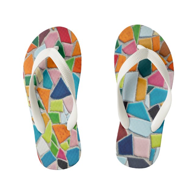 Pastel Love  Kid's Flip Flops (Footbed)