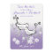 Pastel lovebirds wedding Save the Date postcard