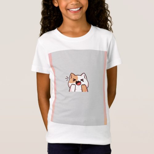 Pastel Lovely Cat T_Shirt