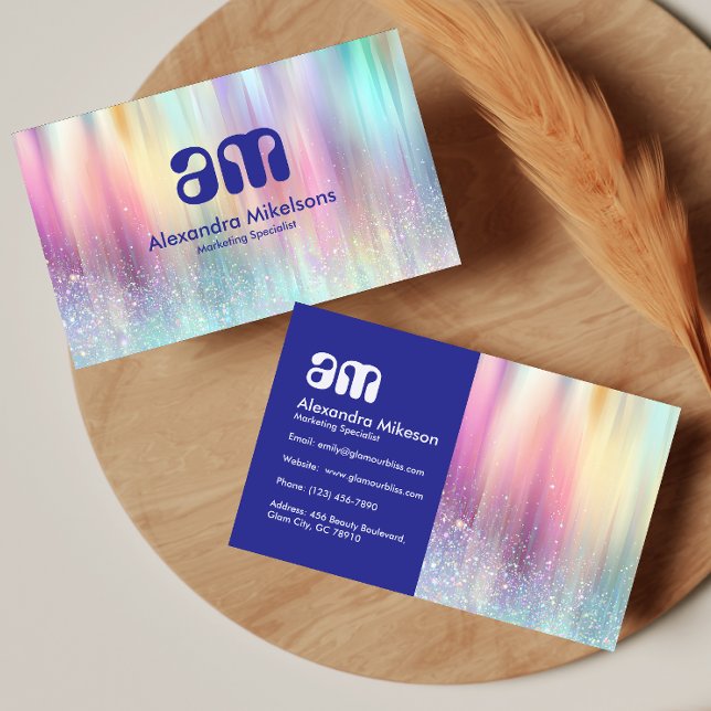 Pastel Luxe Gradient Design Business Card (Creator Uploaded)