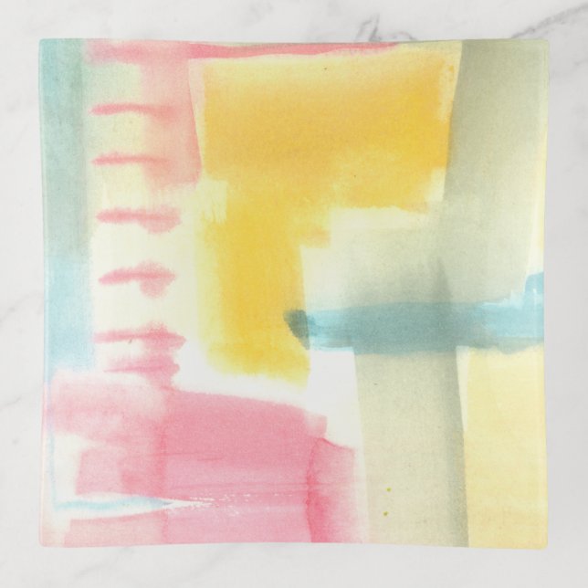 Pastel Luxe I Trinket Tray (Front)
