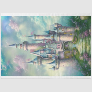 Pastel Magical Castle Tissue Paper