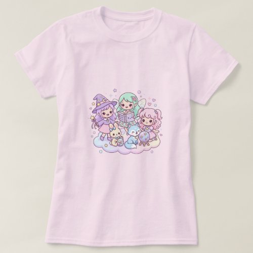 Pastel Magical Friends T-Shirt