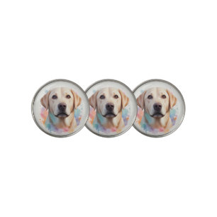 Pastel Magical Labrador Retriever Artwork Golf Ball Marker