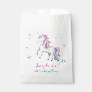Pastel Magical Unicorn Kids' Birthday Favor Bag