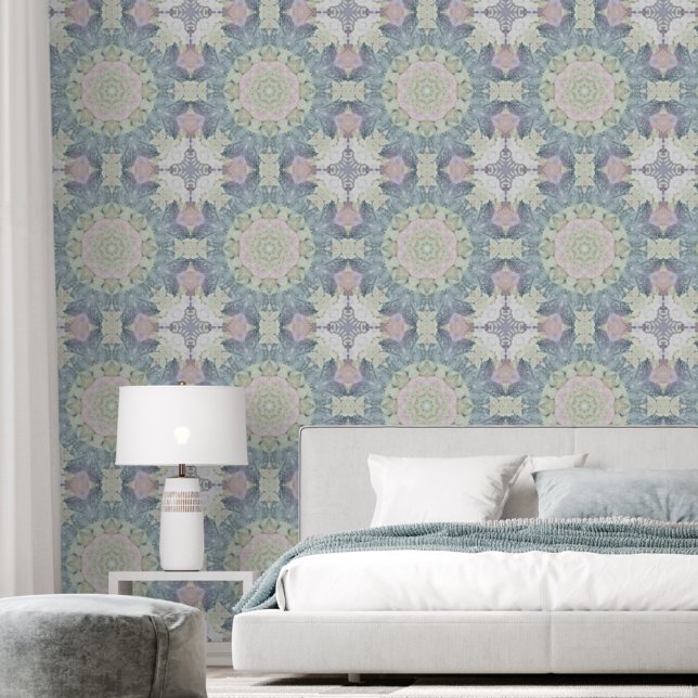 Pastel Mandala Floral Pattern Wallpaper (Creator Uploaded)