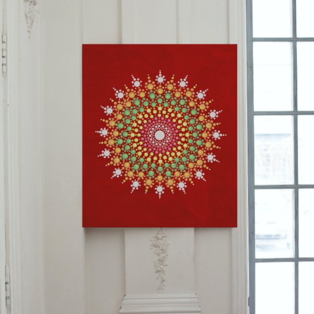Pastel Mandala Wood Wall Art (Creator Uploaded)
