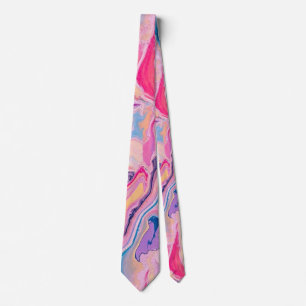 Pastel Marble Dream Neck Tie