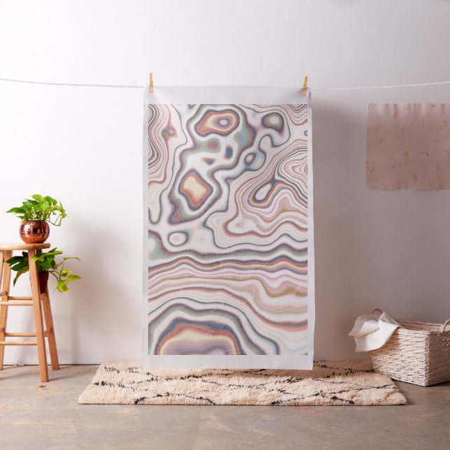 Pastel Marble Harmony Flow Fabric (In Situ)