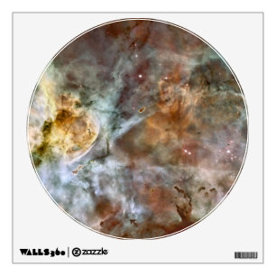 Pastel Marble in the Carina Nebula Wall Sticker