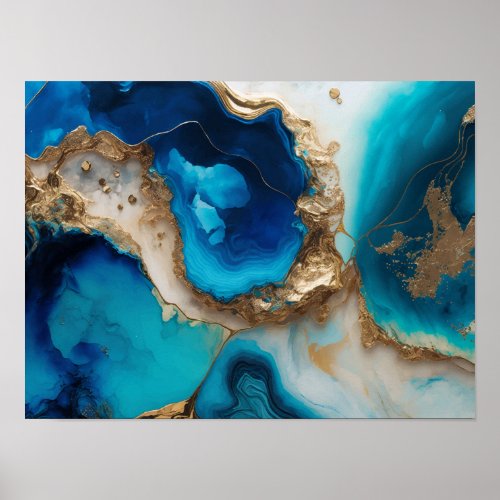 Pastel marble poster