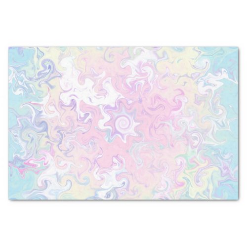 Pastel Marble Swirls Tissue Paper