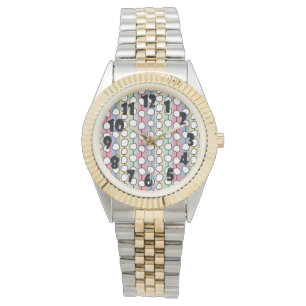 Pastel MCM Colorful Lines Watch