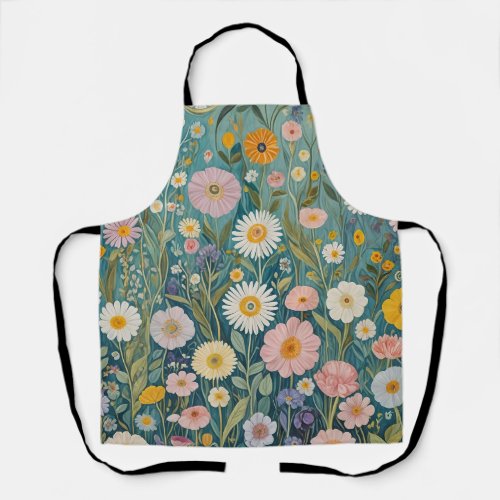 Pastel Meadow Bliss Apron