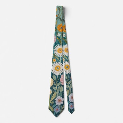 Pastel Meadow Bliss Neck Tie