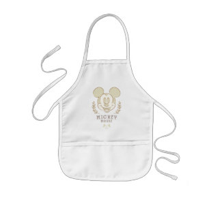 Pastel Mickey Mouse Sporty Badge Kids' Apron