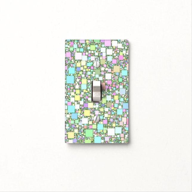 Pastel Mini Box Design Light Switch Cover (In Situ)