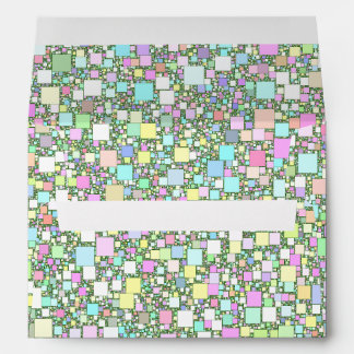 Pastel Mini Boxes Background Envelope