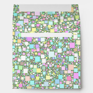 Pastel Mini Boxes Background Envelope