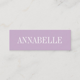 Pastel minimalist trendy modern business card