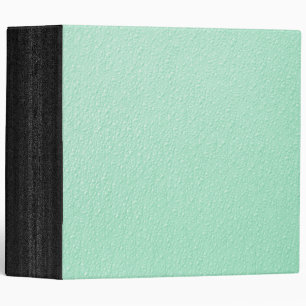 Pastel Mint Green Trendy Colors 3 Ring Binder