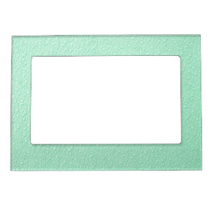 Pastel Mint Green Trendy Colors Magnetic Photo Frame