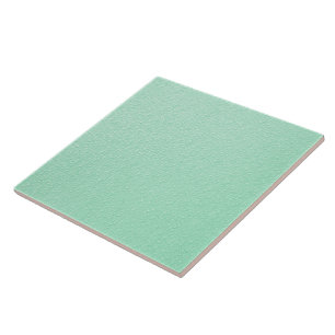 Pastel Mint Green Trendy Colors Tile