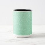 Pastel Mint Green Trendy Colors Two-tone Coffee Mug at Zazzle