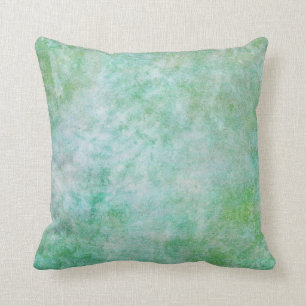 Pastel Mint Green Watercolor Simple Modern Throw Pillow