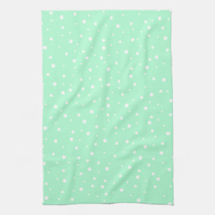 mint green hand towels