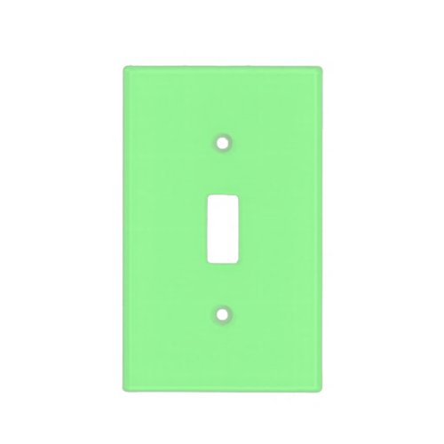 Pastel Mint Solid Color  Classic  Elegant Light Switch Cover