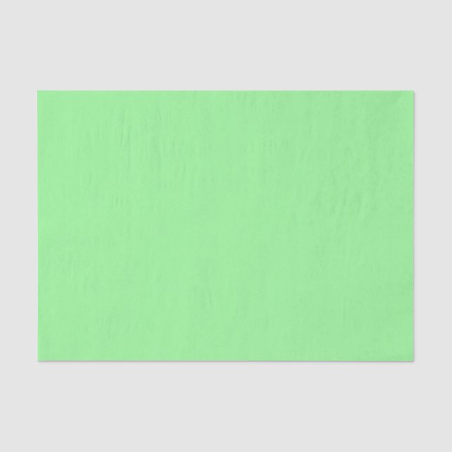 Pastel Mint Solid Color | Classic | Elegant Tissue Paper (Front)