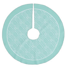Pastel Mint & White Boho Diamond Pattern