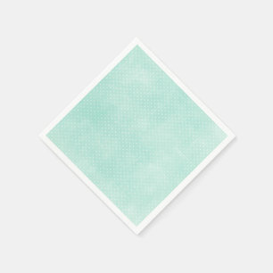 Pastel Minty Blue Turquoise Tiny Polka Dots Napkins