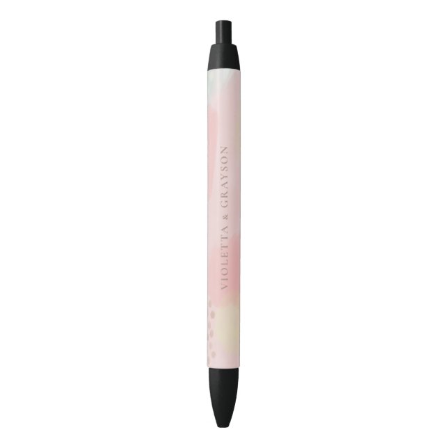 Pastel Modern Abstract Wedding Pen (Front Vertical)