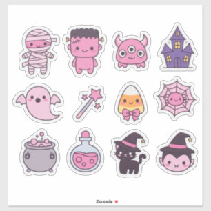 Pastel Monster Squad Sticker Pack