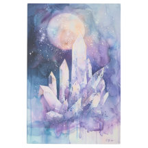 *~*Pastel MOON Pale Space Crystals Gold SC3